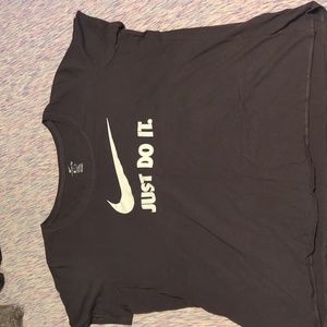 Grey Nike Women's Tshirt